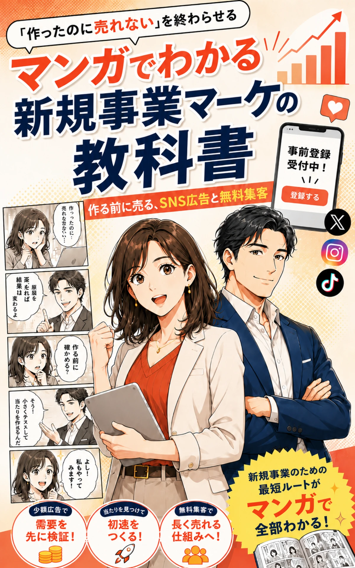 マンガでわかる 個人開発マーケの教科書 表紙